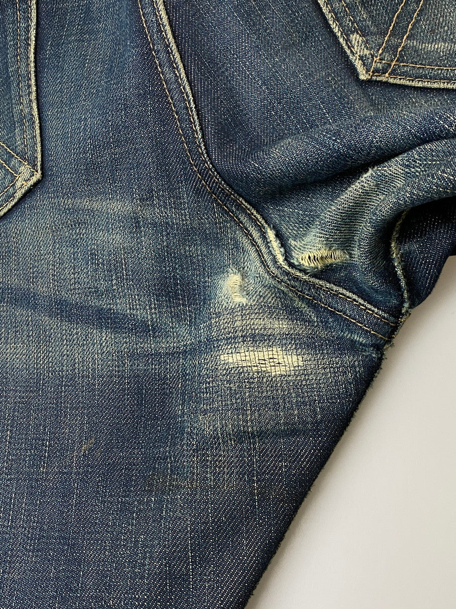 【現状渡し品】【レディース】 NEIGHBORHOOD ネイバーフッド NARROW STRAIGHT DENIM PANTS DCNH-PT-W03 06EX ナロー ストレート デニム パンツ レディース ボトムス 153-251029-em-35-min サイズ：M カラー：インディゴブルー 万代Net店