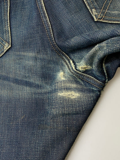 【現状渡し品】【レディース】 NEIGHBORHOOD ネイバーフッド NARROW STRAIGHT DENIM PANTS DCNH-PT-W03 06EX ナロー ストレート デニム パンツ レディース ボトムス 153-251029-em-35-min サイズ：M カラー：インディゴブルー 万代Net店