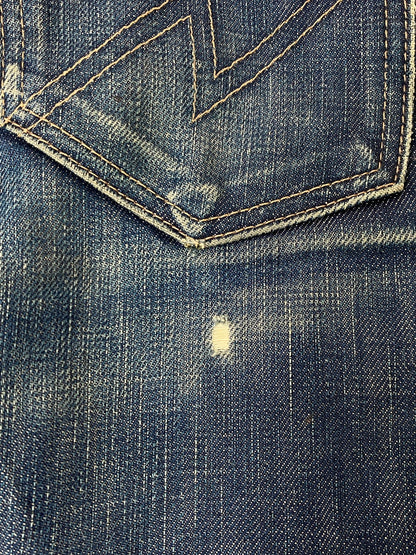 【現状渡し品】【レディース】 NEIGHBORHOOD ネイバーフッド NARROW STRAIGHT DENIM PANTS DCNH-PT-W03 06EX ナロー ストレート デニム パンツ レディース ボトムス 153-251029-em-35-min サイズ：M カラー：インディゴブルー 万代Net店