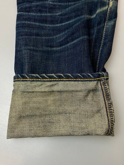 【現状渡し品】【レディース】 NEIGHBORHOOD ネイバーフッド NARROW STRAIGHT DENIM PANTS DCNH-PT-W03 06EX ナロー ストレート デニム パンツ レディース ボトムス 153-251029-em-35-min サイズ：M カラー：インディゴブルー 万代Net店