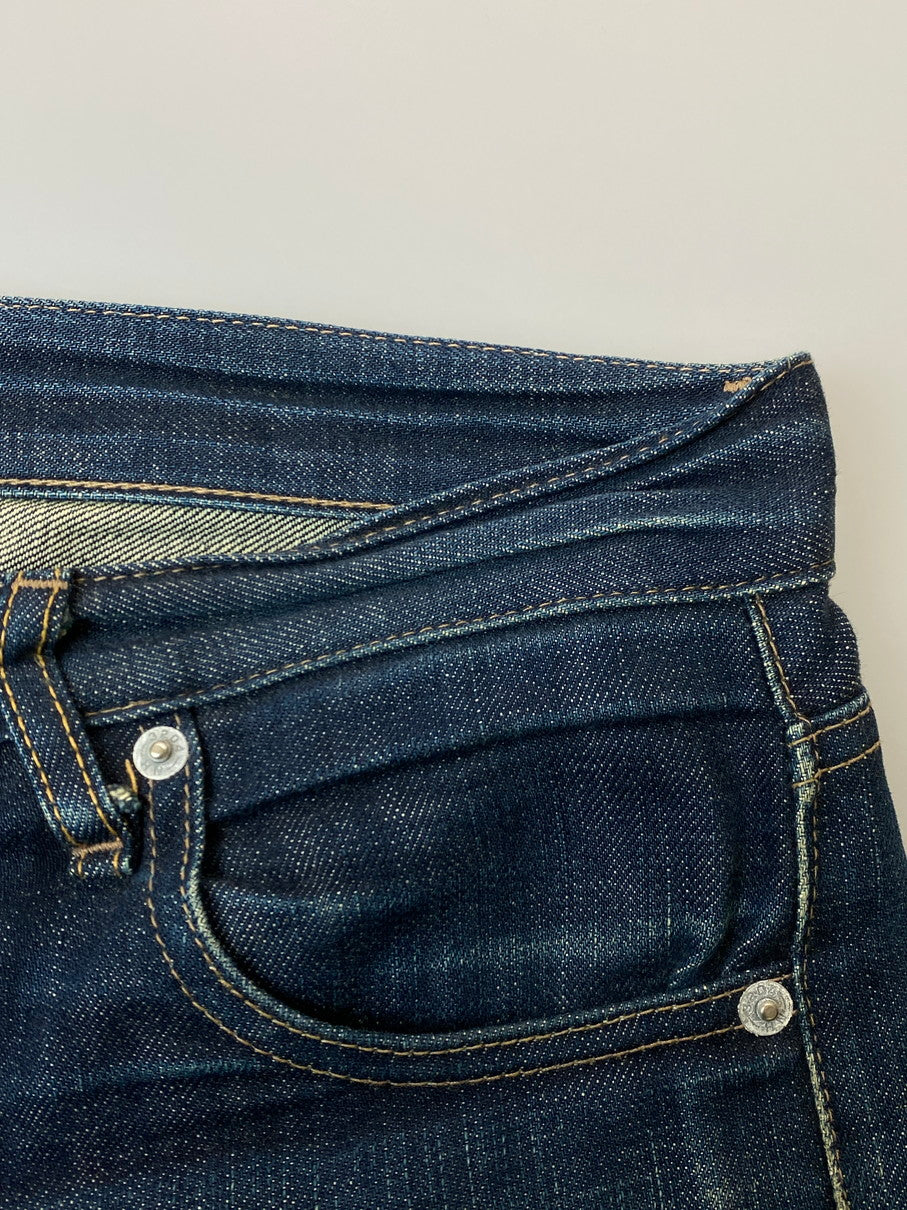 【現状渡し品】【レディース】 NEIGHBORHOOD ネイバーフッド NARROW STRAIGHT DENIM PANTS DCNH-PT-W03 06EX ナロー ストレート デニム パンツ レディース ボトムス 153-251029-em-35-min サイズ：M カラー：インディゴブルー 万代Net店