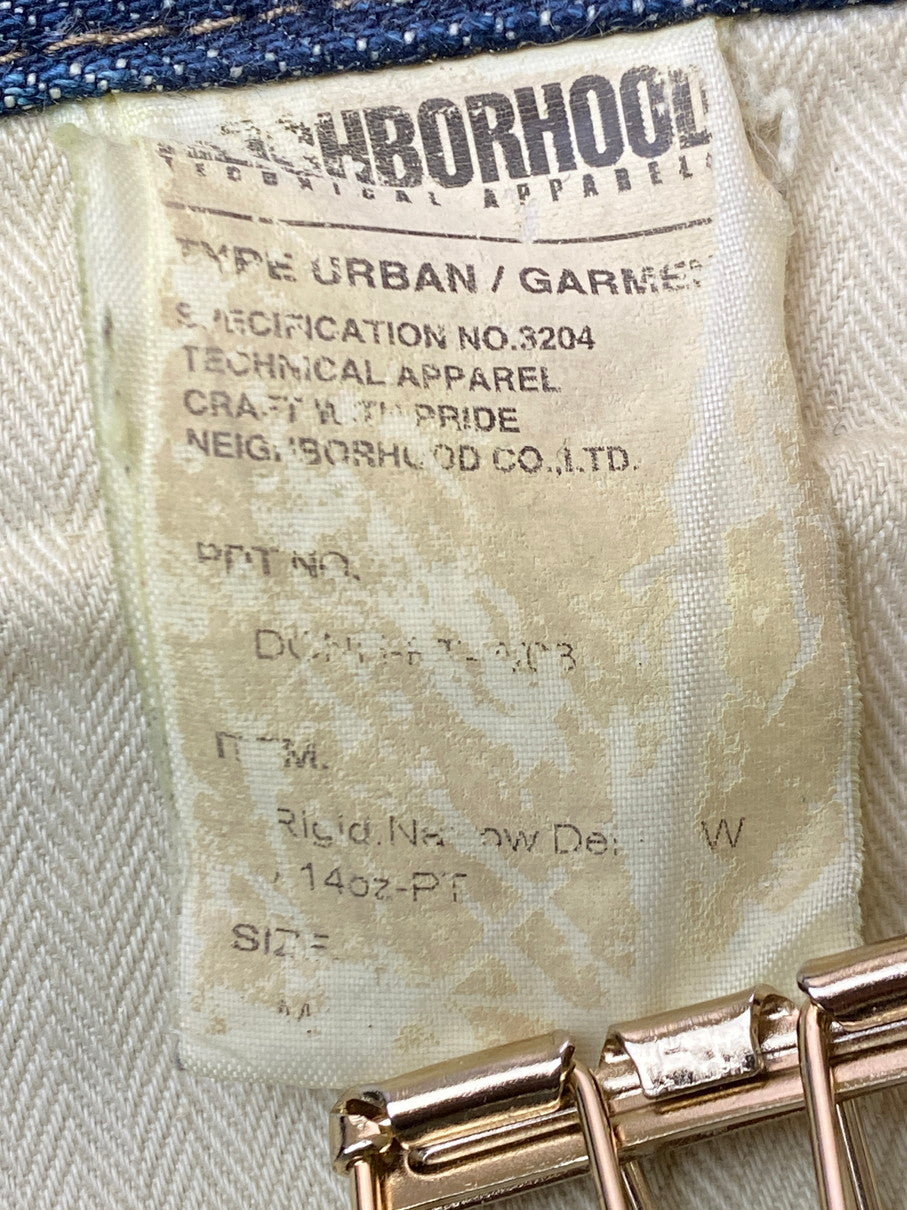 【現状渡し品】【レディース】 NEIGHBORHOOD ネイバーフッド NARROW STRAIGHT DENIM PANTS DCNH-PT-W03 06EX ナロー ストレート デニム パンツ レディース ボトムス 153-251029-em-35-min サイズ：M カラー：インディゴブルー 万代Net店