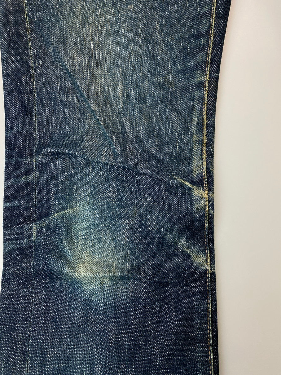 【現状渡し品】【レディース】 NEIGHBORHOOD ネイバーフッド NARROW STRAIGHT DENIM PANTS DCNH-PT-W03 06EX ナロー ストレート デニム パンツ レディース ボトムス 153-251029-em-35-min サイズ：M カラー：インディゴブルー 万代Net店