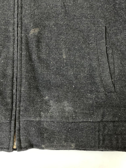 【中古品】【メンズ】 Columbia コロンビア WOOL ZIP JACKET ウールジップジャケット アウター オールド 144-251008-kk-35-min サイズ：M カラー：ブラック 万代Net店