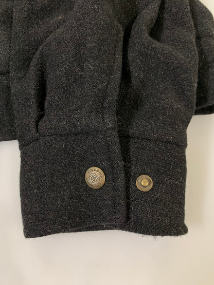 【中古品】【メンズ】 Columbia コロンビア WOOL ZIP JACKET ウールジップジャケット アウター オールド 144-251008-kk-35-min サイズ：M カラー：ブラック 万代Net店