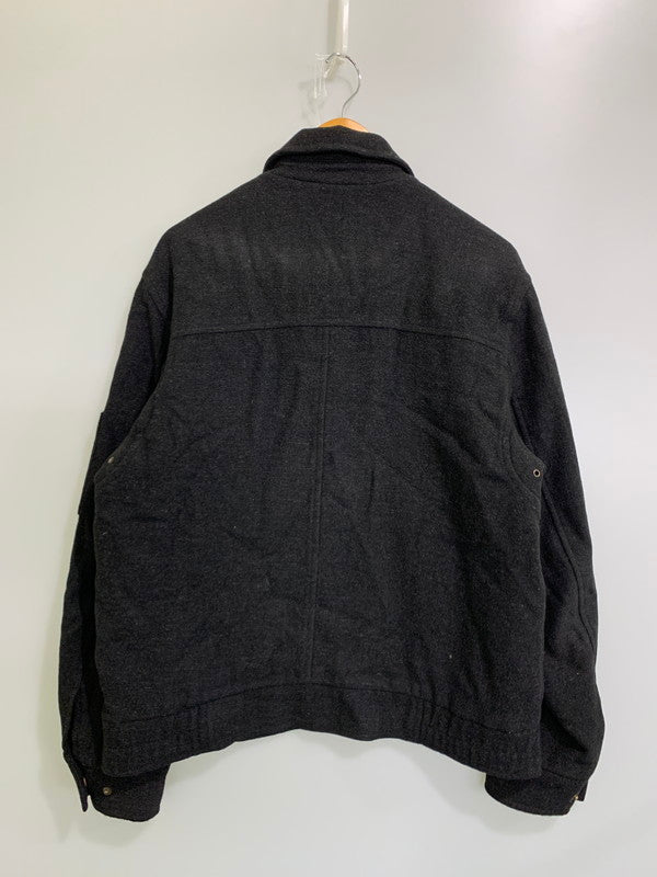 【中古品】【メンズ】 Columbia コロンビア WOOL ZIP JACKET ウールジップジャケット アウター オールド 144-251008-kk-35-min サイズ：M カラー：ブラック 万代Net店