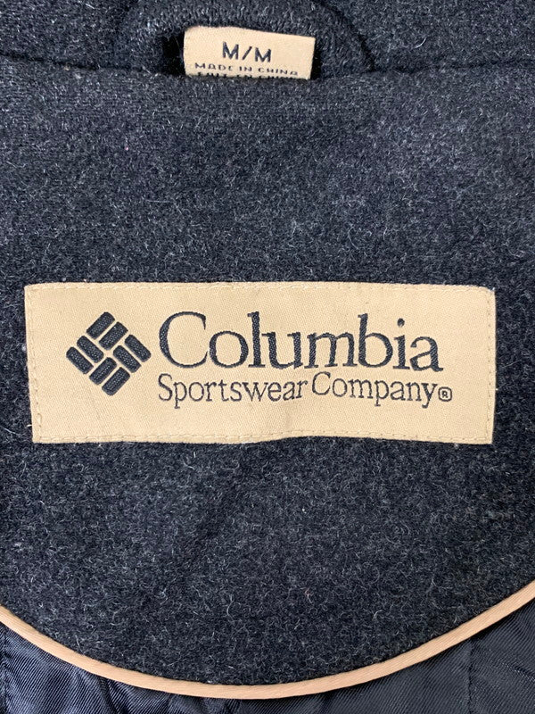 【中古品】【メンズ】 Columbia コロンビア WOOL ZIP JACKET ウールジップジャケット アウター オールド 144-251008-kk-35-min サイズ：M カラー：ブラック 万代Net店