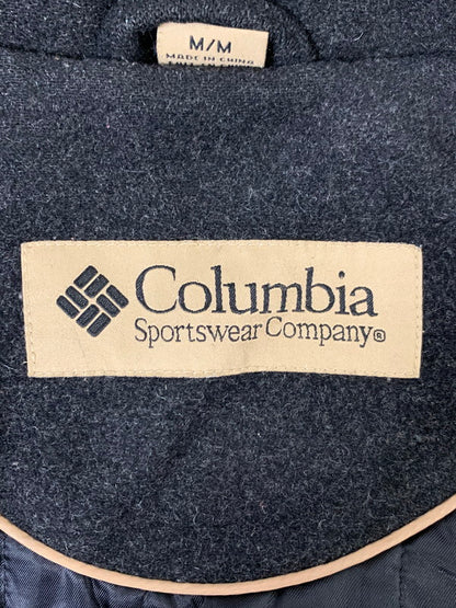 【中古品】【メンズ】 Columbia コロンビア WOOL ZIP JACKET ウールジップジャケット アウター オールド 144-251008-kk-35-min サイズ：M カラー：ブラック 万代Net店