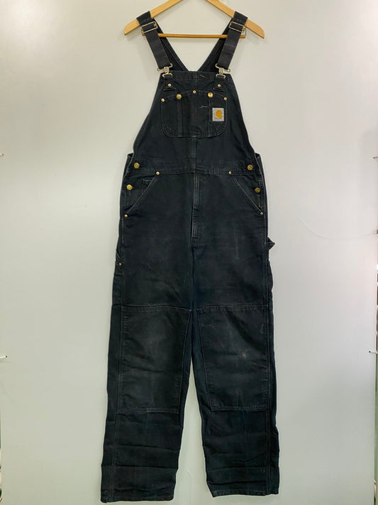 【現状渡し品】【メンズ】 Carhartt カーハート ダブルニー オーバーオール ワーク メンズ 146-251214-em-13-min カラー：ブラック 万代Net店