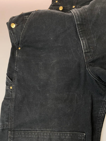 【現状渡し品】【メンズ】 Carhartt カーハート ダブルニー オーバーオール ワーク メンズ 146-251214-em-13-min カラー：ブラック 万代Net店