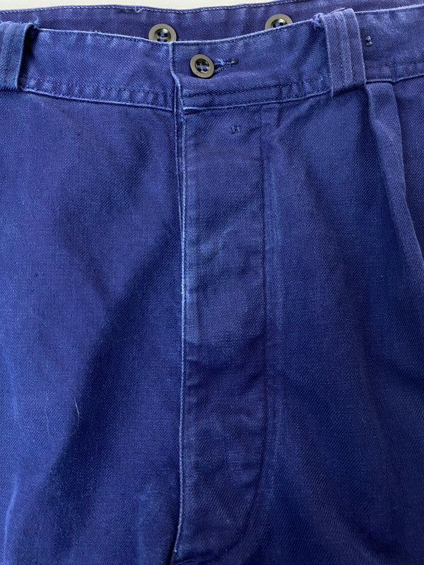 【中古品】【メンズ】 EURO VINTAGE ユーロ ヴィンテージ WORK PANT ワーク パンツ メンズ ボトムス フレンチワーク 157-251216-em-27-min カラー：ネイビーブルー 万代Net店