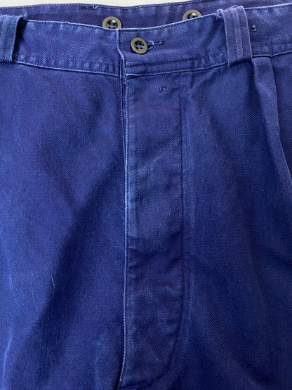 【中古品】【メンズ】 EURO VINTAGE ユーロ ヴィンテージ WORK PANT ワーク パンツ メンズ ボトムス フレンチワーク 157-251216-em-27-min カラー：ネイビーブルー 万代Net店