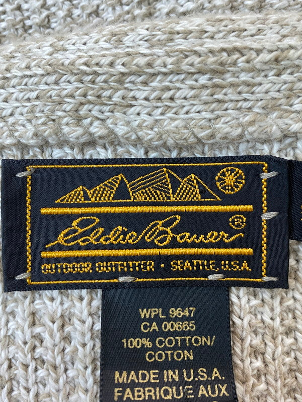 【中古品】【メンズ】 COTTON KNIT VEST 14694 コットンニットベスト トップス 黒タグ後期 144-251210-kk-26-min サイズ：M カラー：ベージュ 万代Net店
