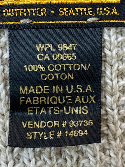 【中古品】【メンズ】 COTTON KNIT VEST 14694 コットンニットベスト トップス 黒タグ後期 144-251210-kk-26-min サイズ：M カラー：ベージュ 万代Net店