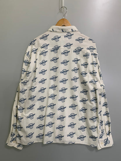 【中古品】【メンズ】 CHALLENGER チャレンジャー CLG-SH 022-006 MULTI PRINTED FLANNEL SHIRT シャツ トップス 142-251012-ks-28-min サイズ：L カラー：ホワイト/ブルー 万代Net店