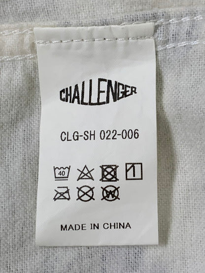 【中古品】【メンズ】 CHALLENGER チャレンジャー CLG-SH 022-006 MULTI PRINTED FLANNEL SHIRT シャツ トップス 142-251012-ks-28-min サイズ：L カラー：ホワイト/ブルー 万代Net店