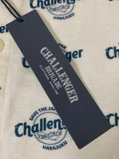 【中古品】【メンズ】 CHALLENGER チャレンジャー CLG-SH 022-006 MULTI PRINTED FLANNEL SHIRT シャツ トップス 142-251012-ks-28-min サイズ：L カラー：ホワイト/ブルー 万代Net店