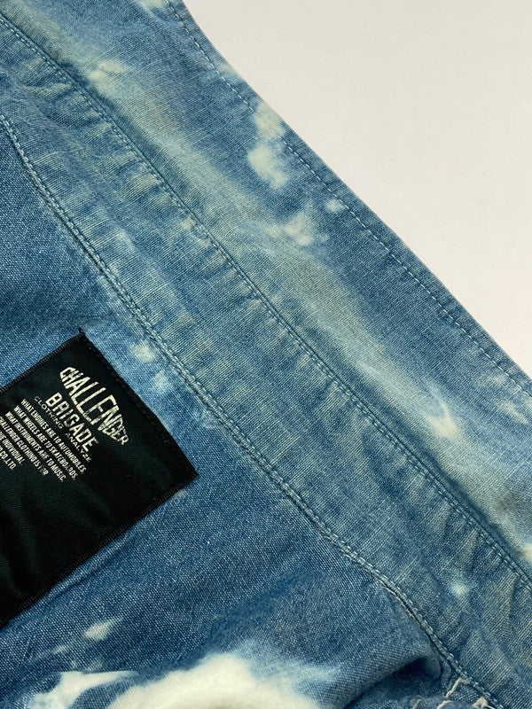 【中古品】【メンズ】 CHALLENGER チャレンジャー タイダイ シャンブレーシャツ トップス 142-251116-zi-15-min サイズ：XL カラー：ライトブルー/ホワイト 万代Net店