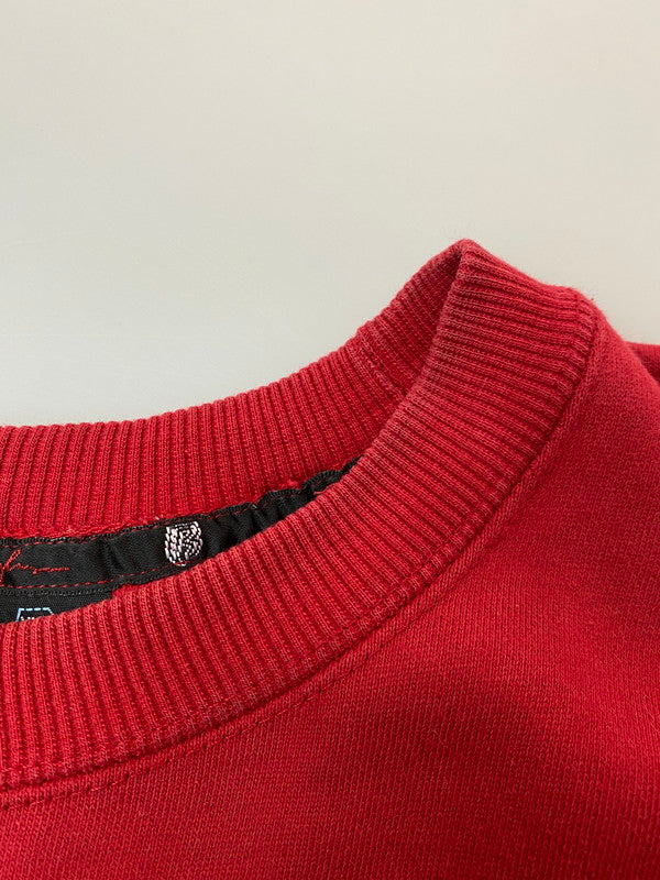【中古品】【メンズ】 RUFF RYDERS ラフライダーズ 90S SWEATSHIRT 90年代 スウェットシャツ メンズ トップス ヴィンテージ 長袖 刺繍 ワッペン 146-251216-em-06-min サイズ：XXL カラー：レッド 万代Net店