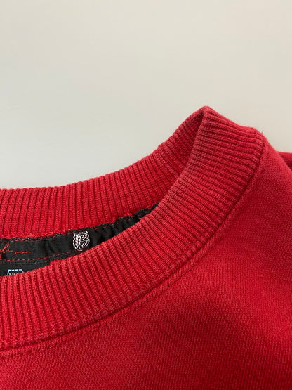 【中古品】【メンズ】 RUFF RYDERS ラフライダーズ 90S SWEATSHIRT 90年代 スウェットシャツ メンズ トップス ヴィンテージ 長袖 刺繍 ワッペン 146-251216-em-06-min サイズ：XXL カラー：レッド 万代Net店