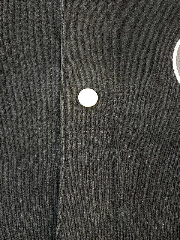 【現状渡し品】【メンズ】 CHAMPION チャンピオン 00S SWEAT STADIUM JACKET スウェットスタジアムジャケット スタジャン アウター 146-260813-ta-06-min サイズ：XL カラー：ブラック/ホワイト 万代Net店