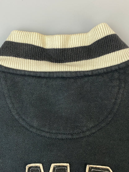 【現状渡し品】【メンズ】 CHAMPION チャンピオン 00S SWEAT STADIUM JACKET スウェットスタジアムジャケット スタジャン アウター 146-260813-ta-06-min サイズ：XL カラー：ブラック/ホワイト 万代Net店