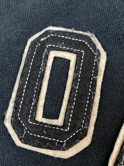【現状渡し品】【メンズ】 CHAMPION チャンピオン 00S SWEAT STADIUM JACKET スウェットスタジアムジャケット スタジャン アウター 146-260813-ta-06-min サイズ：XL カラー：ブラック/ホワイト 万代Net店
