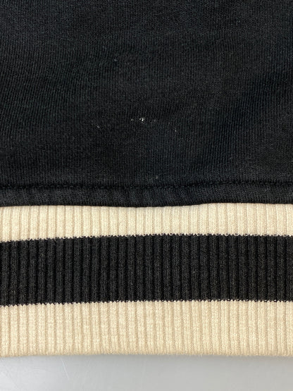 【現状渡し品】【メンズ】 CHAMPION チャンピオン 00S SWEAT STADIUM JACKET スウェットスタジアムジャケット スタジャン アウター 146-260813-ta-06-min サイズ：XL カラー：ブラック/ホワイト 万代Net店