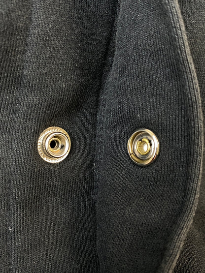 【現状渡し品】【メンズ】 CHAMPION チャンピオン 00S SWEAT STADIUM JACKET スウェットスタジアムジャケット スタジャン アウター 146-260813-ta-06-min サイズ：XL カラー：ブラック/ホワイト 万代Net店