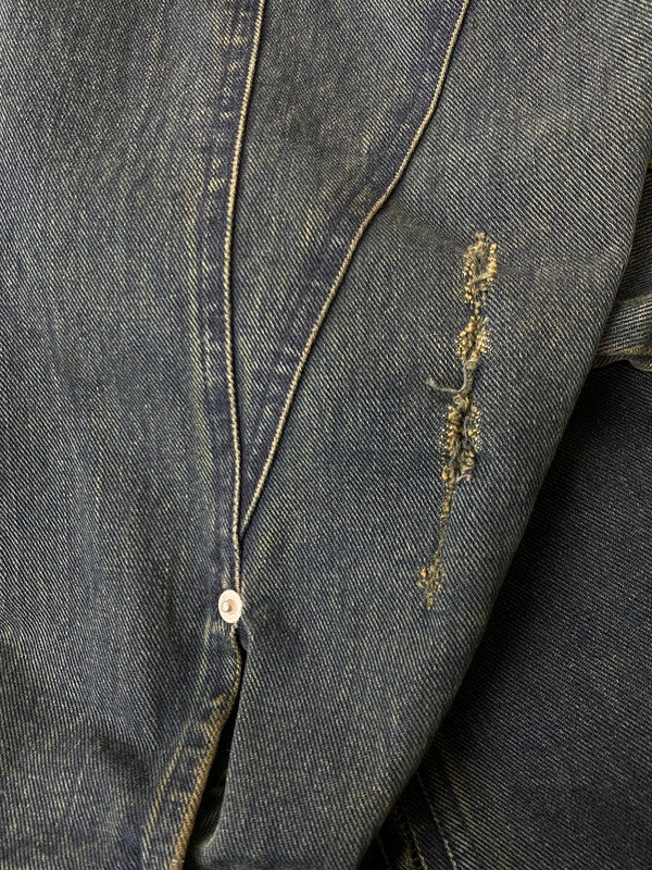 【現状渡し品】【メンズ】 ROCKING LIMIT ロッキン・リミット DENIM JACKET デニムジャケット メンズ アウター Gジャン 146-251121-em-18-min サイズ：3 カラー：インディゴブルー 万代Net店