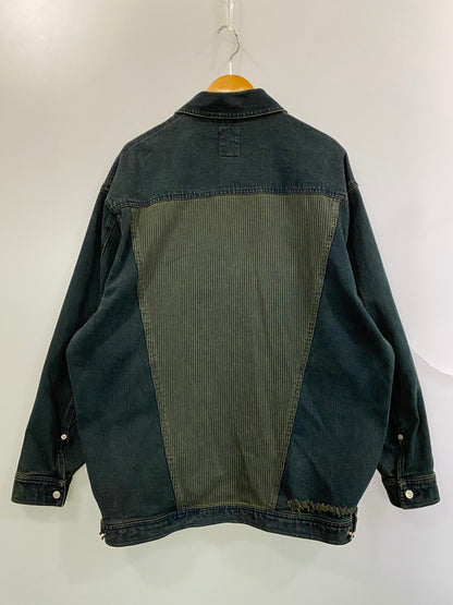 【現状渡し品】【メンズ】 ROCKING LIMIT ロッキン・リミット DENIM JACKET デニムジャケット メンズ アウター Gジャン 146-251121-em-18-min サイズ：3 カラー：インディゴブルー 万代Net店