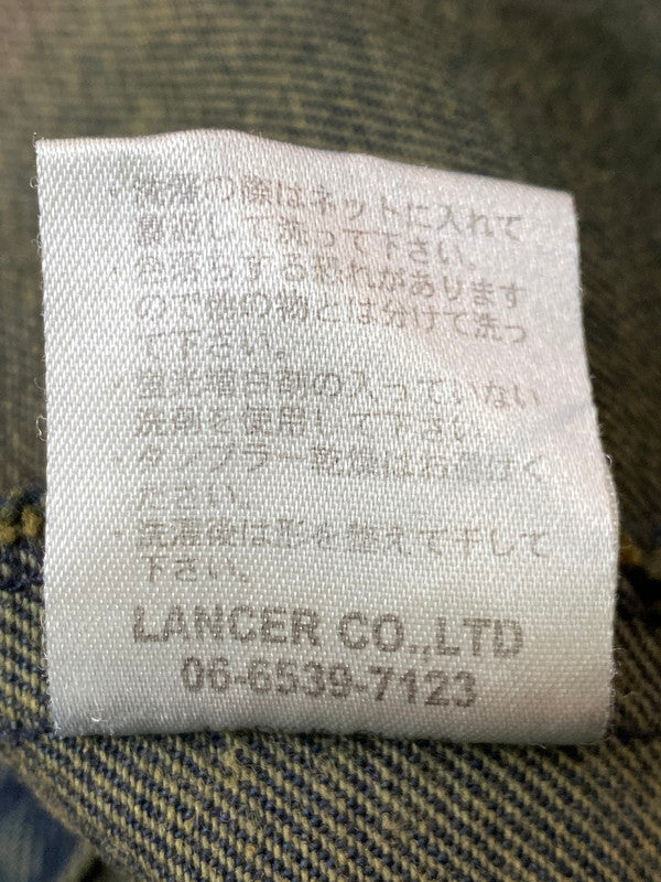 【現状渡し品】【メンズ】 ROCKING LIMIT ロッキン・リミット DENIM JACKET デニムジャケット メンズ アウター Gジャン 146-251121-em-18-min サイズ：3 カラー：インディゴブルー 万代Net店