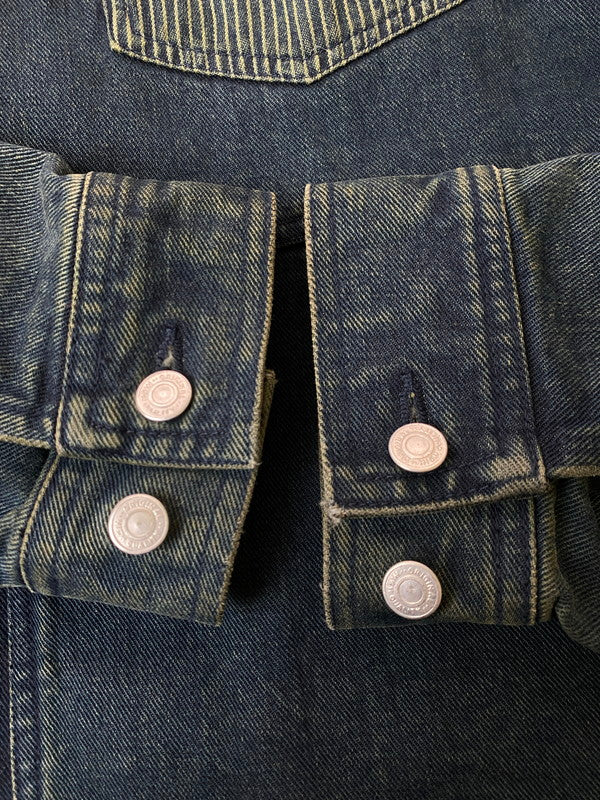 【現状渡し品】【メンズ】 ROCKING LIMIT ロッキン・リミット DENIM JACKET デニムジャケット メンズ アウター Gジャン 146-251121-em-18-min サイズ：3 カラー：インディゴブルー 万代Net店