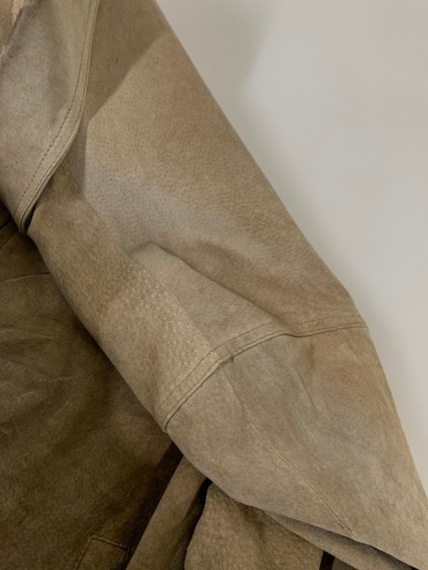 【中古品】【メンズ】 SAVIE ROW サヴィル・ロウ 90S SUEDE JACKET スウェードジャケット アウター 146-251122-AS-6-min サイズ：L カラー：ベージュ系 万代Net店