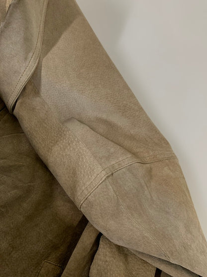 【中古品】【メンズ】 SAVIE ROW サヴィル・ロウ 90S SUEDE JACKET スウェードジャケット アウター 146-251122-AS-6-min サイズ：L カラー：ベージュ系 万代Net店