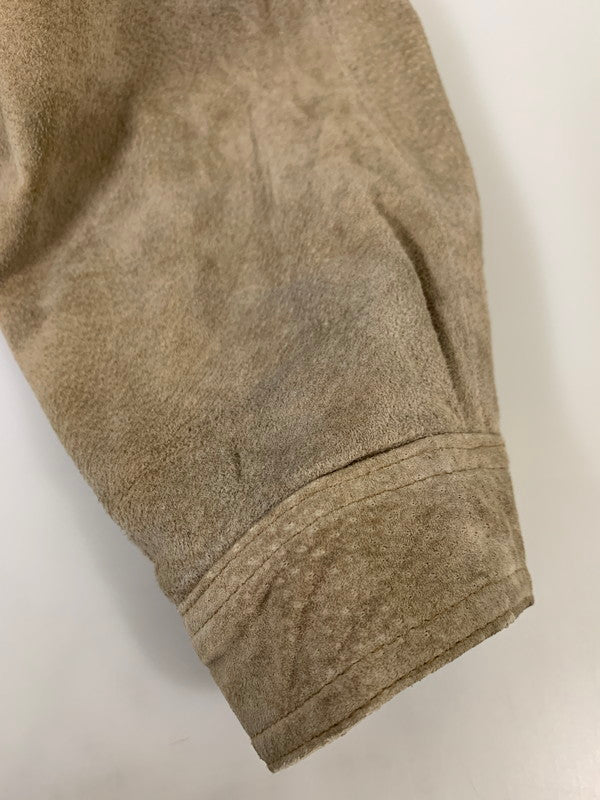 【中古品】【メンズ】 SAVIE ROW サヴィル・ロウ 90S SUEDE JACKET スウェードジャケット アウター 146-251122-AS-6-min サイズ：L カラー：ベージュ系 万代Net店