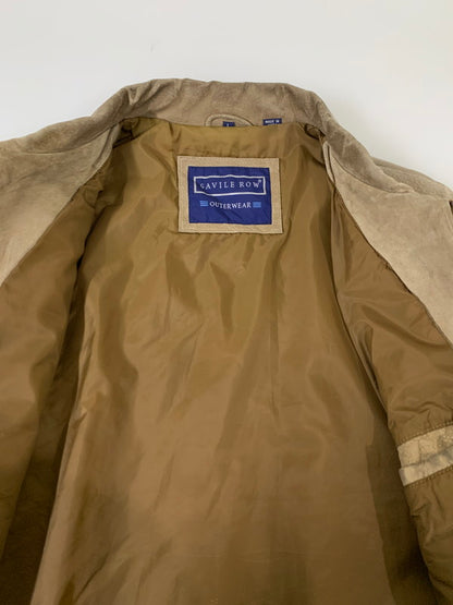 【中古品】【メンズ】 SAVIE ROW サヴィル・ロウ 90S SUEDE JACKET スウェードジャケット アウター 146-251122-AS-6-min サイズ：L カラー：ベージュ系 万代Net店