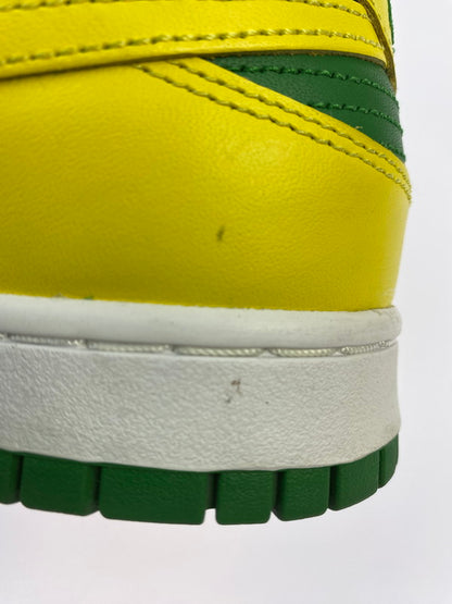 【中古品】【メンズ】 NIKE ナイキ DUNK LOW RETRO BTTYS REVERSE BRAZIL DV0833-300 ダンク ロー レトロ ビー・トゥルー・トゥ・ユア・スクール リバースブラジル スニーカー 靴 160-251007-kk-12-min カラー：APPLE GREEN/YELLOW STRIKE 万代Net店