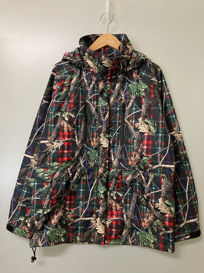 【中古品】【メンズ】 HABANOS ハバノス MOUNTAIN JACKET マウンテン ジャケット メンズ アウター マウンテンパーカー 142-251212-em-05-min サイズ：L カラー：ブラック系（総柄） 万代Net店