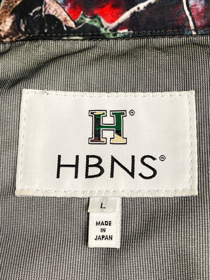 【中古品】【メンズ】 HABANOS ハバノス MOUNTAIN JACKET マウンテン ジャケット メンズ アウター マウンテンパーカー 142-251212-em-05-min サイズ：L カラー：ブラック系（総柄） 万代Net店