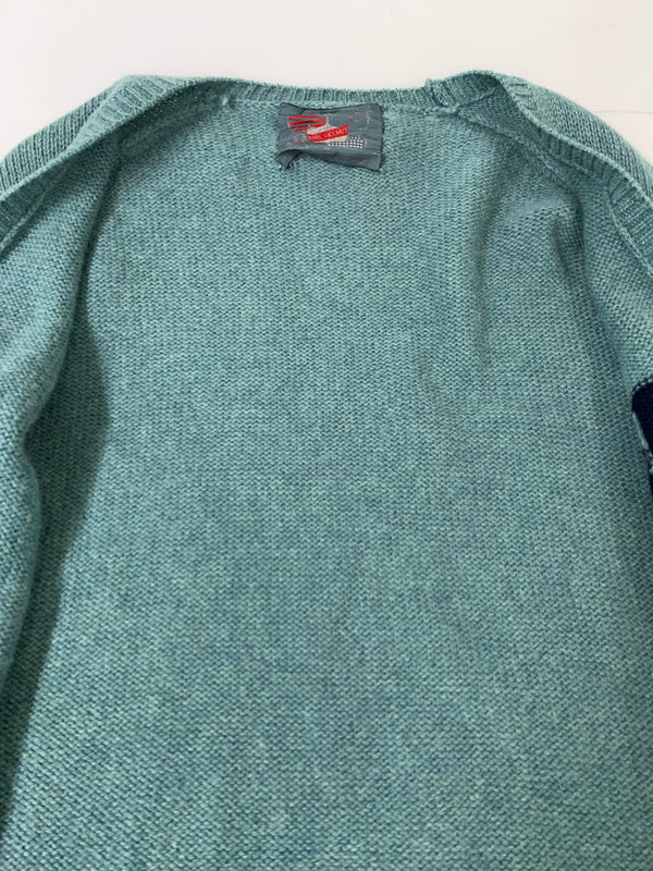 【中古品】【メンズ】 KARL HELMUT カール ヘルム OVERSIZE CARDIGAN オーバーサイズ カーディガン メンズ トップス ニット Ｖネック 141-260731-em-69-min サイズ：Ｌ カラー：グリーン 万代Net店
