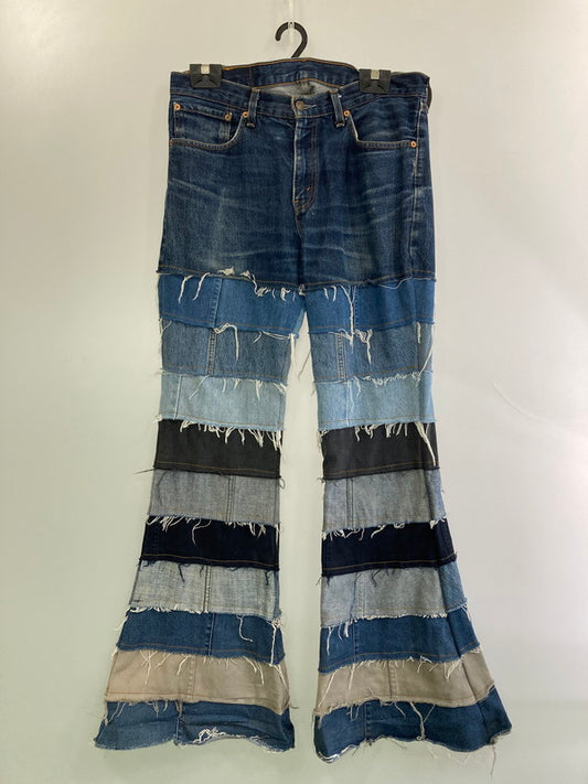 【現状渡し品】【メンズ】 Levi's リーバイス REMAKE DENIM PANTS リメイクデニムパンツ 157-251116-zi-17-min サイズ：34×34 カラー：インディゴ 万代Net店