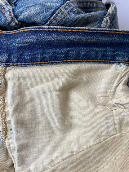 【現状渡し品】【メンズ】 Levi's リーバイス 501 DENIM PANTS BIG E 刻印6 足長R 赤耳両シングル デニムパンツ 157-251012-ks-37-min サイズ：不明 カラー：インディゴ 万代Net店