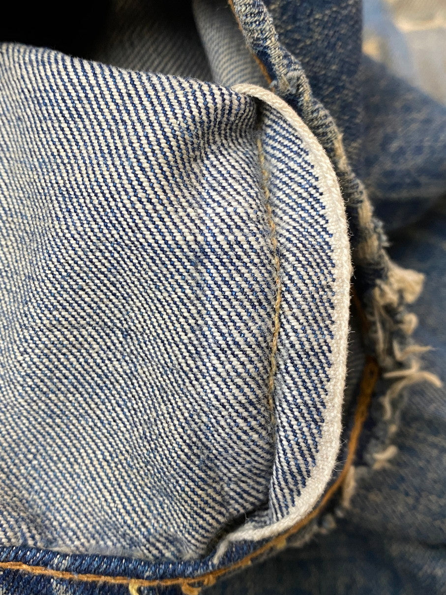 【現状渡し品】【メンズ】 Levi's リーバイス 501 DENIM PANTS BIG E 刻印6 足長R 赤耳両シングル デニムパンツ 157-251012-ks-37-min サイズ：不明 カラー：インディゴ 万代Net店