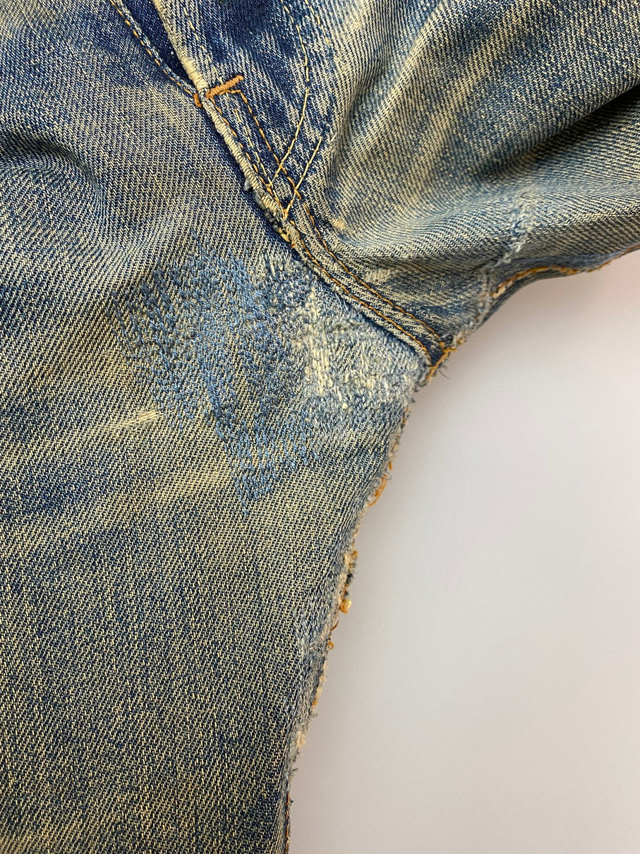 【現状渡し品】【メンズ】 Levi's リーバイス 501 DENIM PANTS BIG E 刻印6 足長R 赤耳両シングル デニムパンツ 157-251012-ks-37-min サイズ：不明 カラー：インディゴ 万代Net店