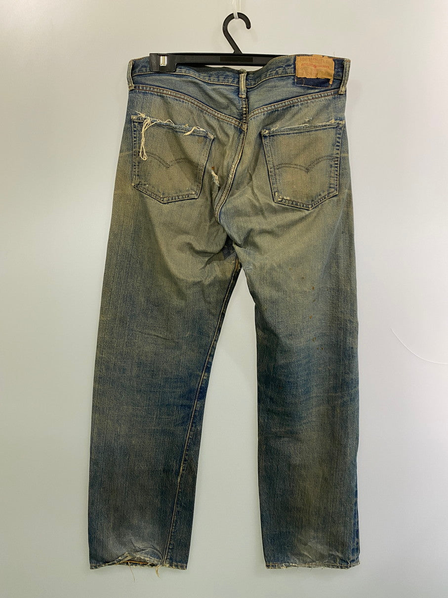 【現状渡し品】【メンズ】 Levi's リーバイス 501 DENIM PANTS BIG E 刻印6 足長R 赤耳両シングル デニムパンツ 157-251012-ks-37-min サイズ：不明 カラー：インディゴ 万代Net店