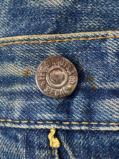 【現状渡し品】【メンズ】 Levi's リーバイス 501 DENIM PANTS BIG E 刻印6 足長R 赤耳両シングル デニムパンツ 157-251012-ks-37-min サイズ：不明 カラー：インディゴ 万代Net店