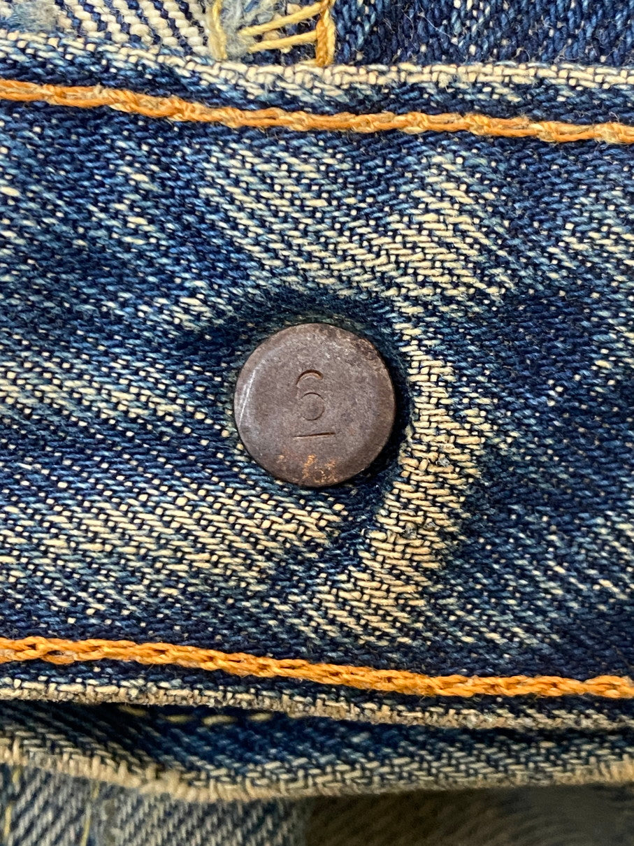 【現状渡し品】【メンズ】 Levi's リーバイス 501 DENIM PANTS BIG E 刻印6 足長R 赤耳両シングル デニムパンツ 157-251012-ks-37-min サイズ：不明 カラー：インディゴ 万代Net店