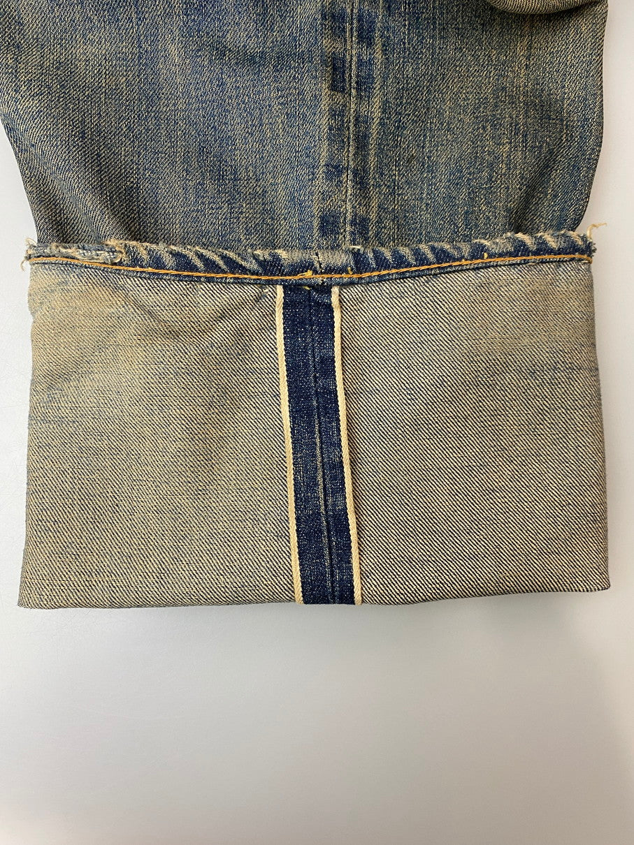 【現状渡し品】【メンズ】 Levi's リーバイス 501 DENIM PANTS BIG E 刻印6 足長R 赤耳両シングル デニムパンツ 157-251012-ks-37-min サイズ：不明 カラー：インディゴ 万代Net店