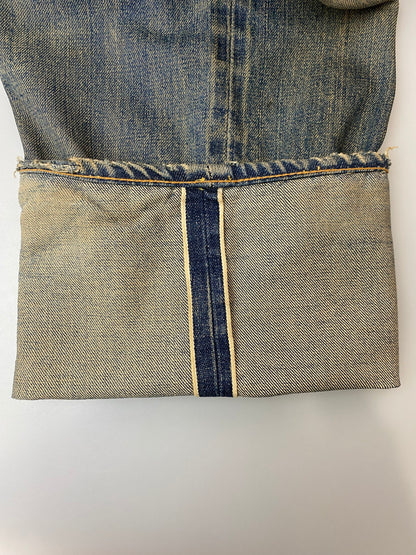 【現状渡し品】【メンズ】 Levi's リーバイス 501 DENIM PANTS BIG E 刻印6 足長R 赤耳両シングル デニムパンツ 157-251012-ks-37-min サイズ：不明 カラー：インディゴ 万代Net店